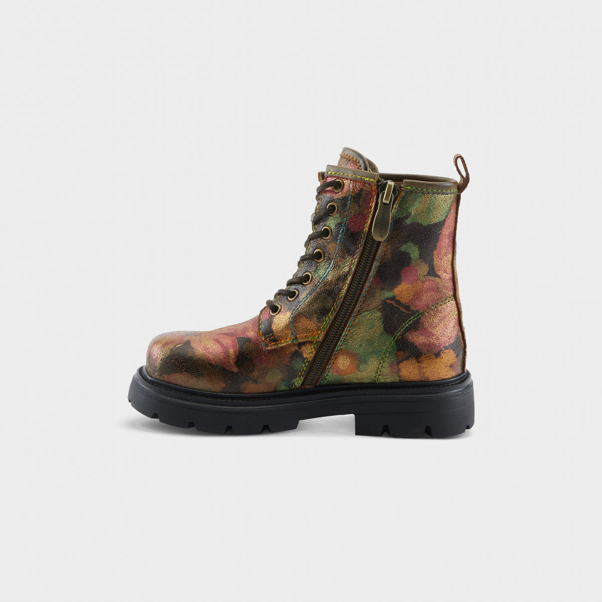 L'Artiste – K-FLEURILLA – OLIVE MULTI – Kids Boots