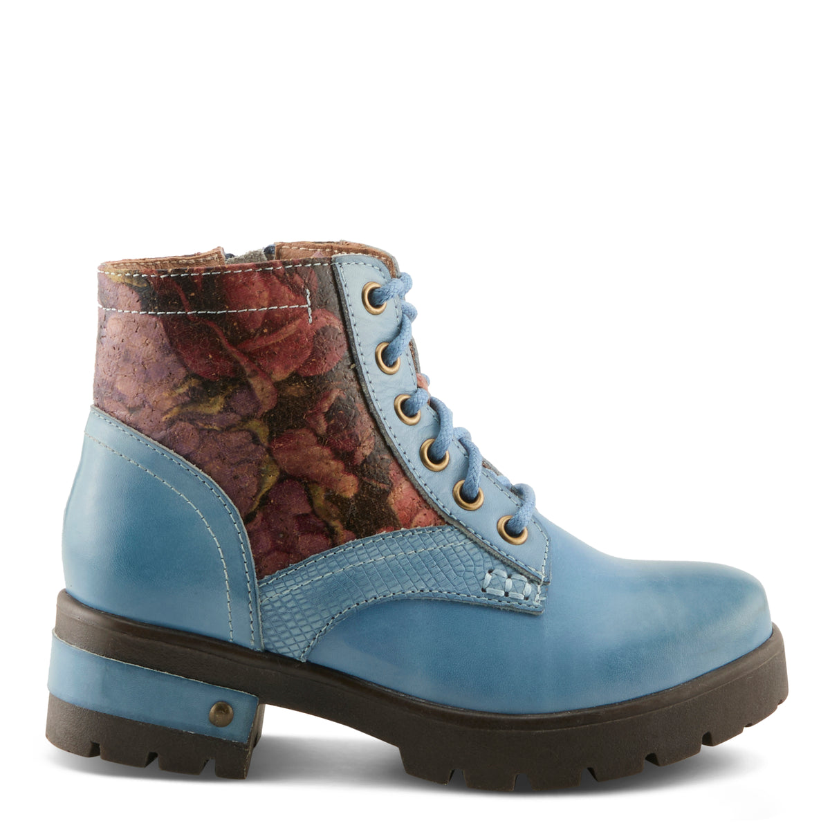 L'Artiste L'ARTISTE K-MARTY-PARTY KIDS BOOT boot in pink multi with handcrafted leather design
