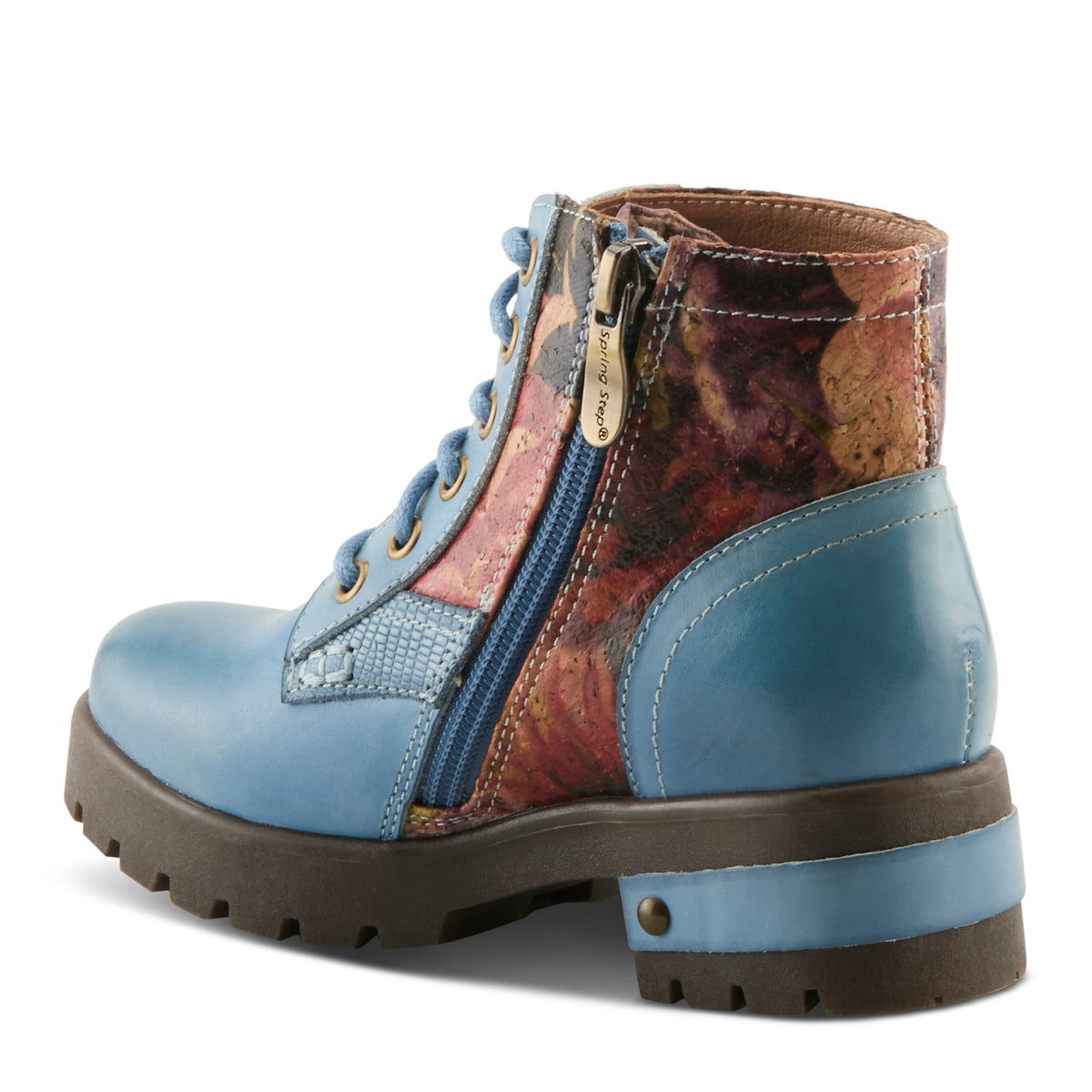 L'Artiste L'ARTISTE K-MARTY-PARTY KIDS BOOT boot in pink multi with handcrafted leather design