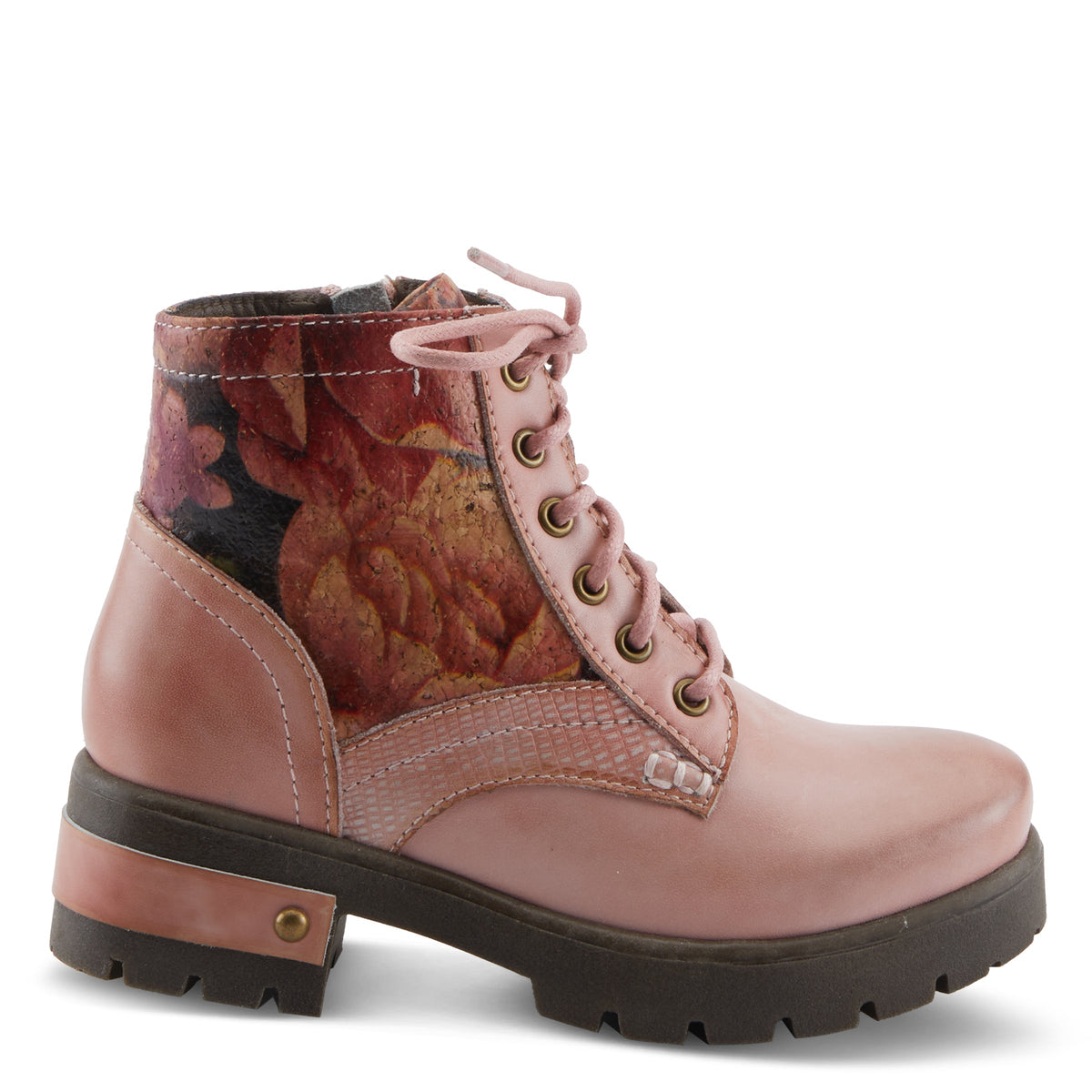 L'Artiste L'ARTISTE K-MARTY-PARTY KIDS BOOT boot in blue multi with handcrafted leather design