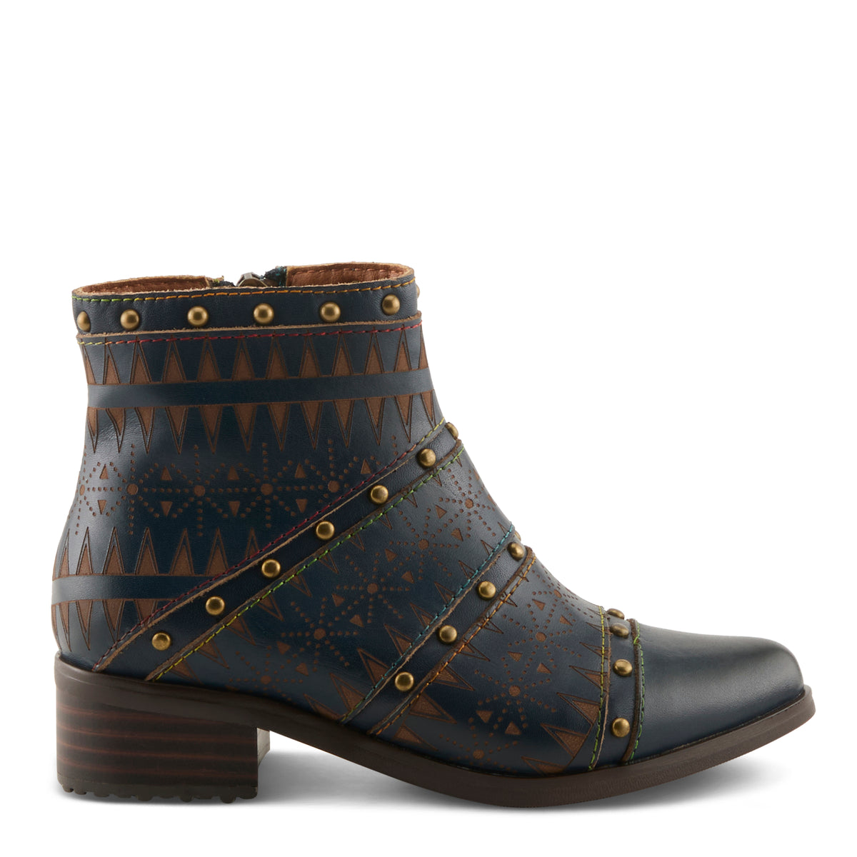 L'Artiste L'ARTISTE K-NAVEED KIDS BOOT boot in blue with handcrafted leather design
