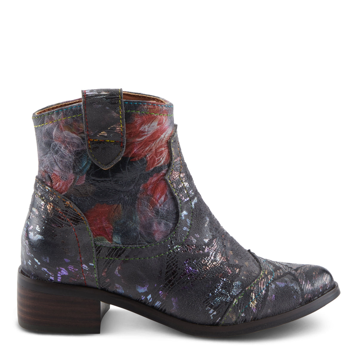 L'Artiste L'ARTISTE K-SPARX KIDS BOOT boot in charcoal multi with handcrafted leather design