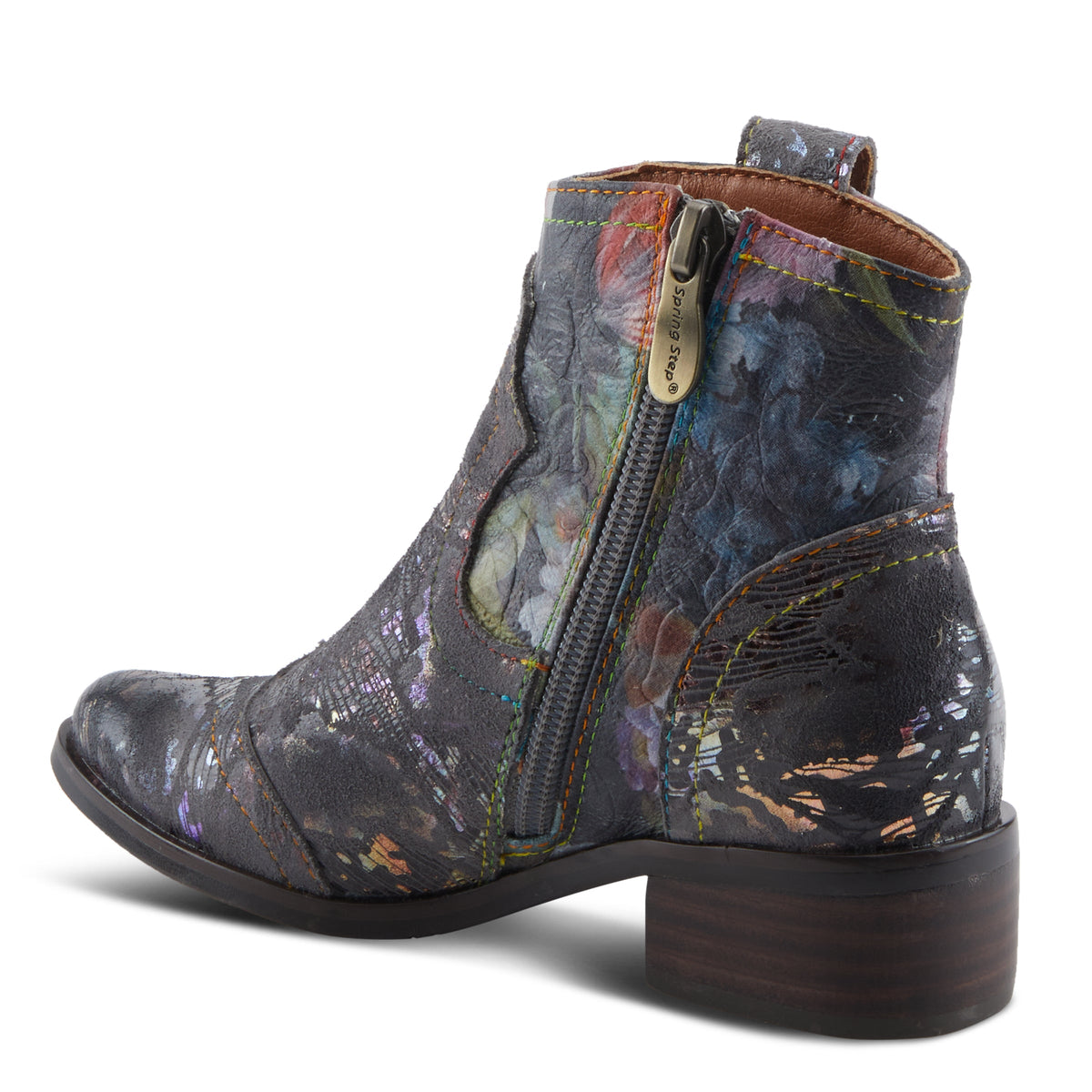 L'Artiste L'ARTISTE K-SPARX KIDS BOOT boot in charcoal multi with handcrafted leather design