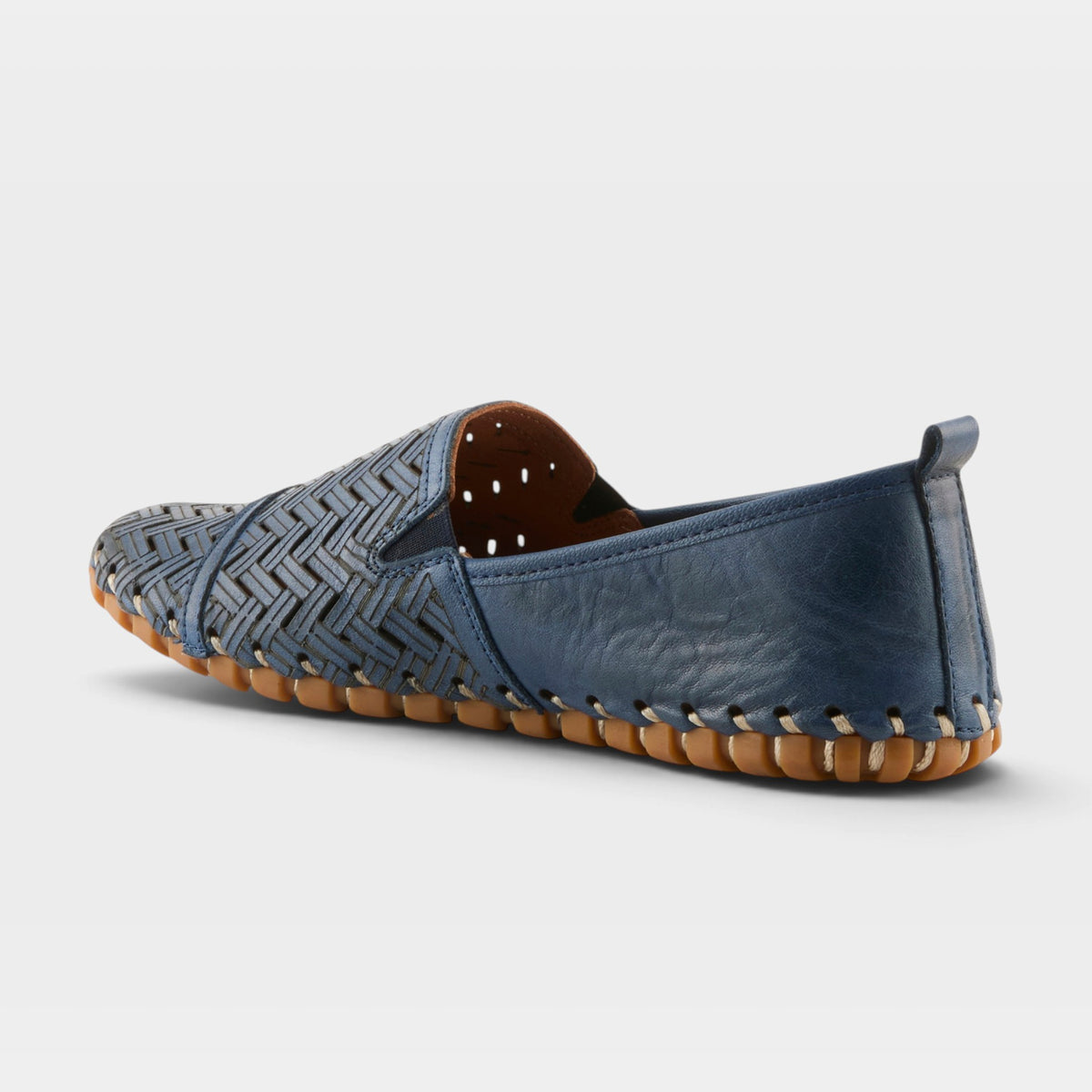 Spring Step Kapri Navy Slip-On Casual Shoe