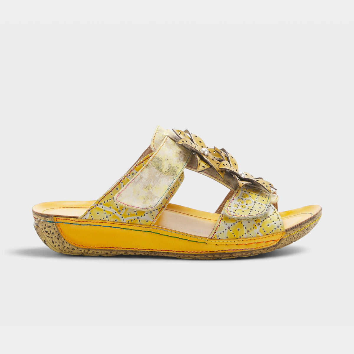 L'Artiste Karina sandals in Yellow, hero view