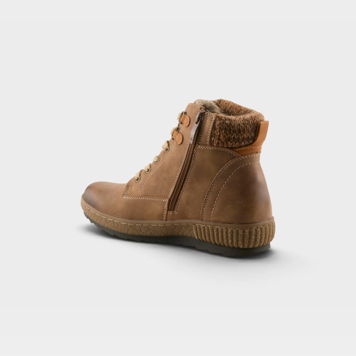 Spring Step Relife Karlene Medium Brown Bootie