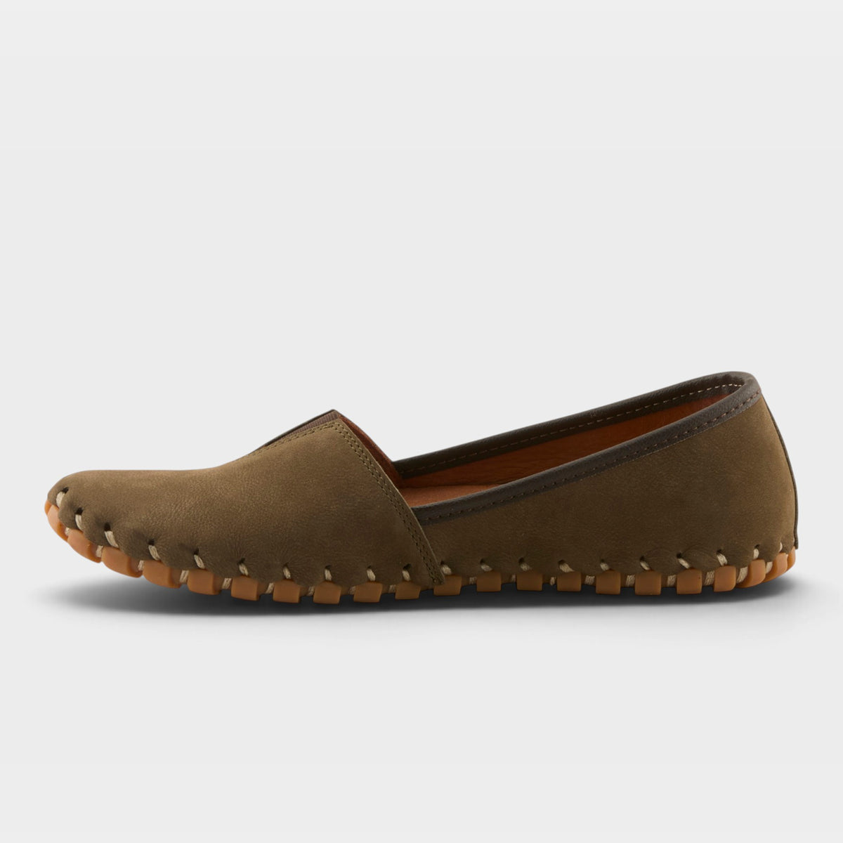Spring Step Kathaleta Dark Olive Loafer