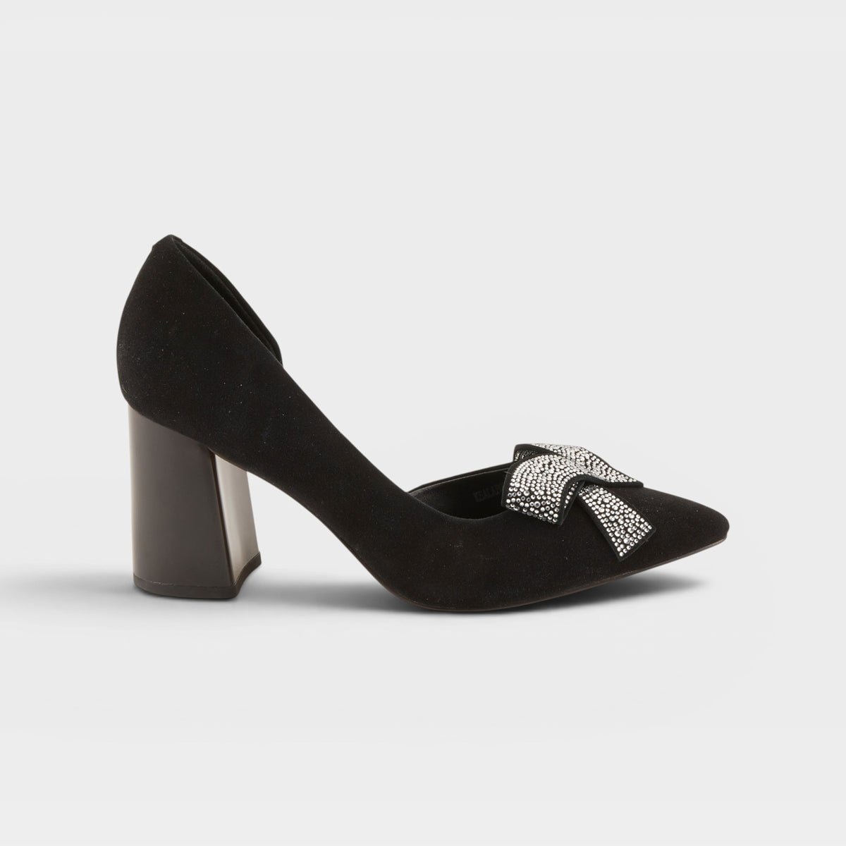 Azura Keala-Bow Black Suede Shoe