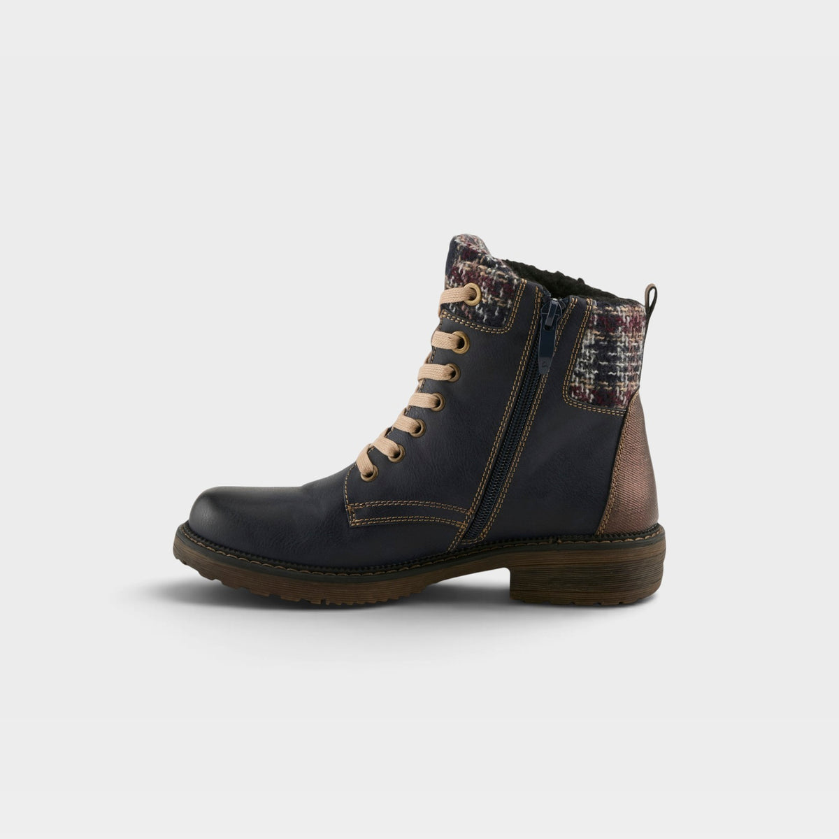 Spring Step Relife Khazera Navy Bootie