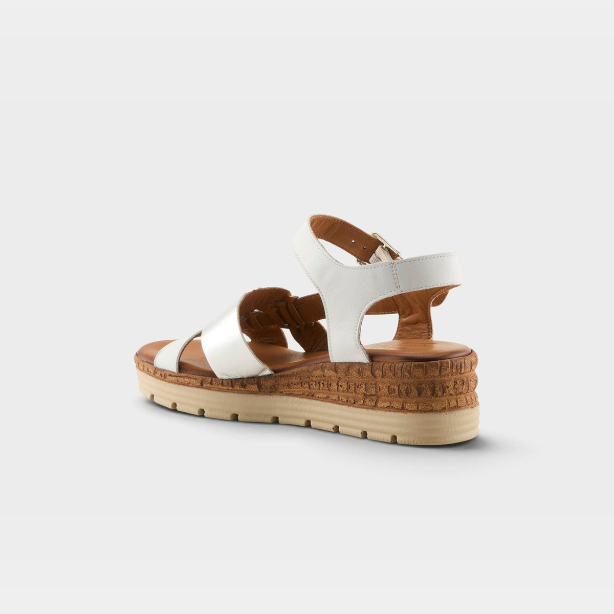 Spring Step Kirra White Multi Casual Sandal