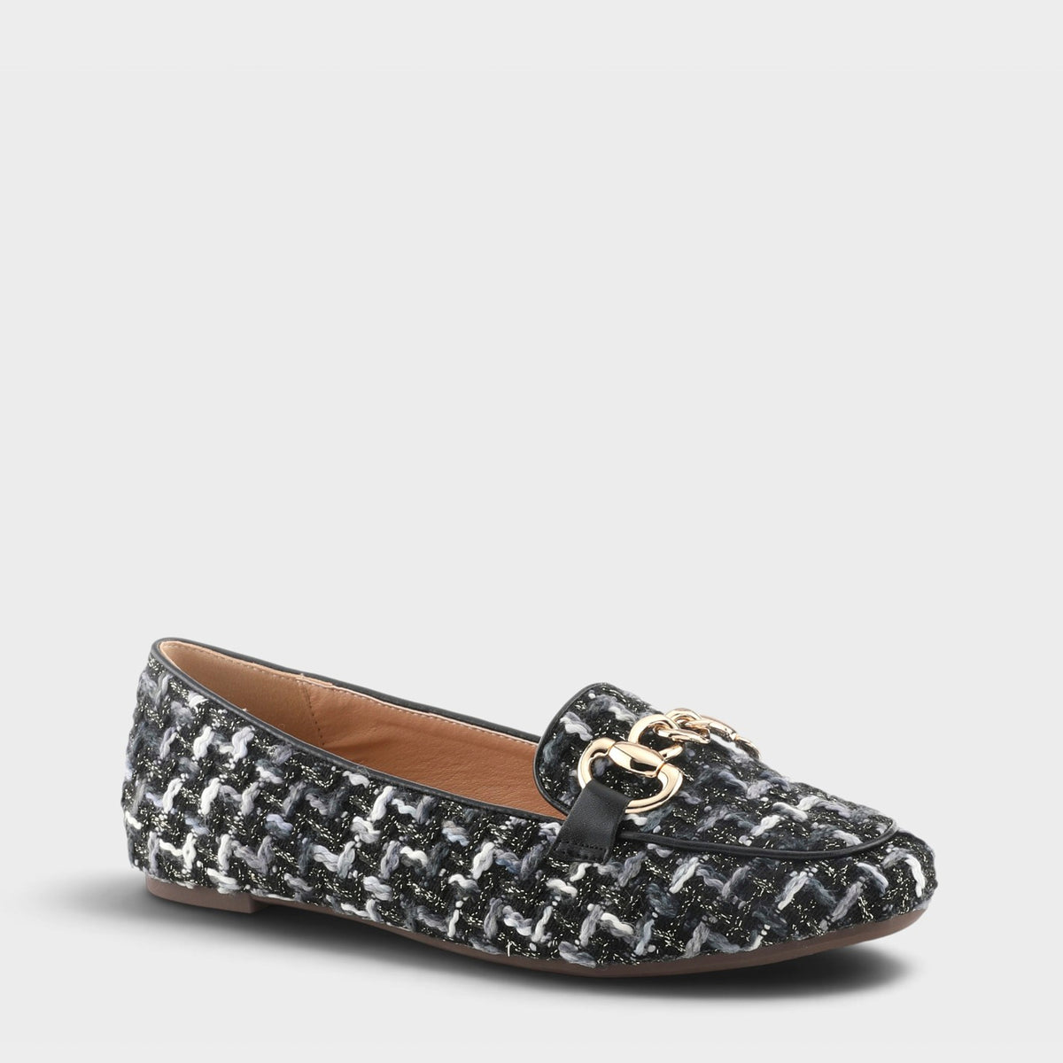 Patrizia – Knitknot – Black Multi – Ballerina Shoes
