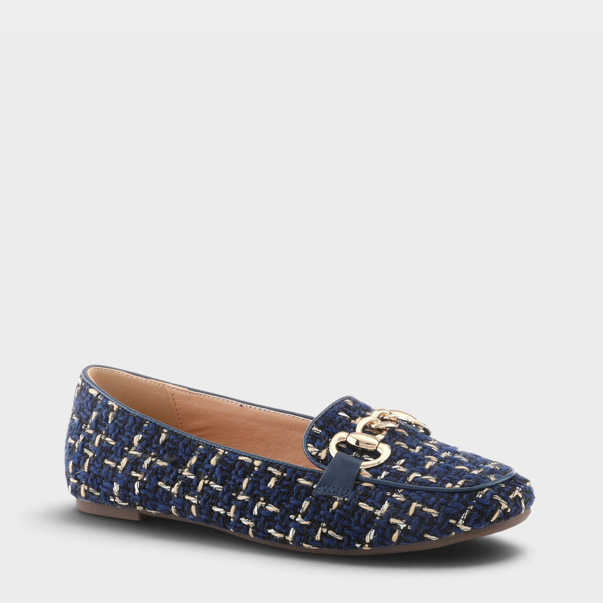 Patrizia – Knitknot – Navy Multi – Ballerina Shoes