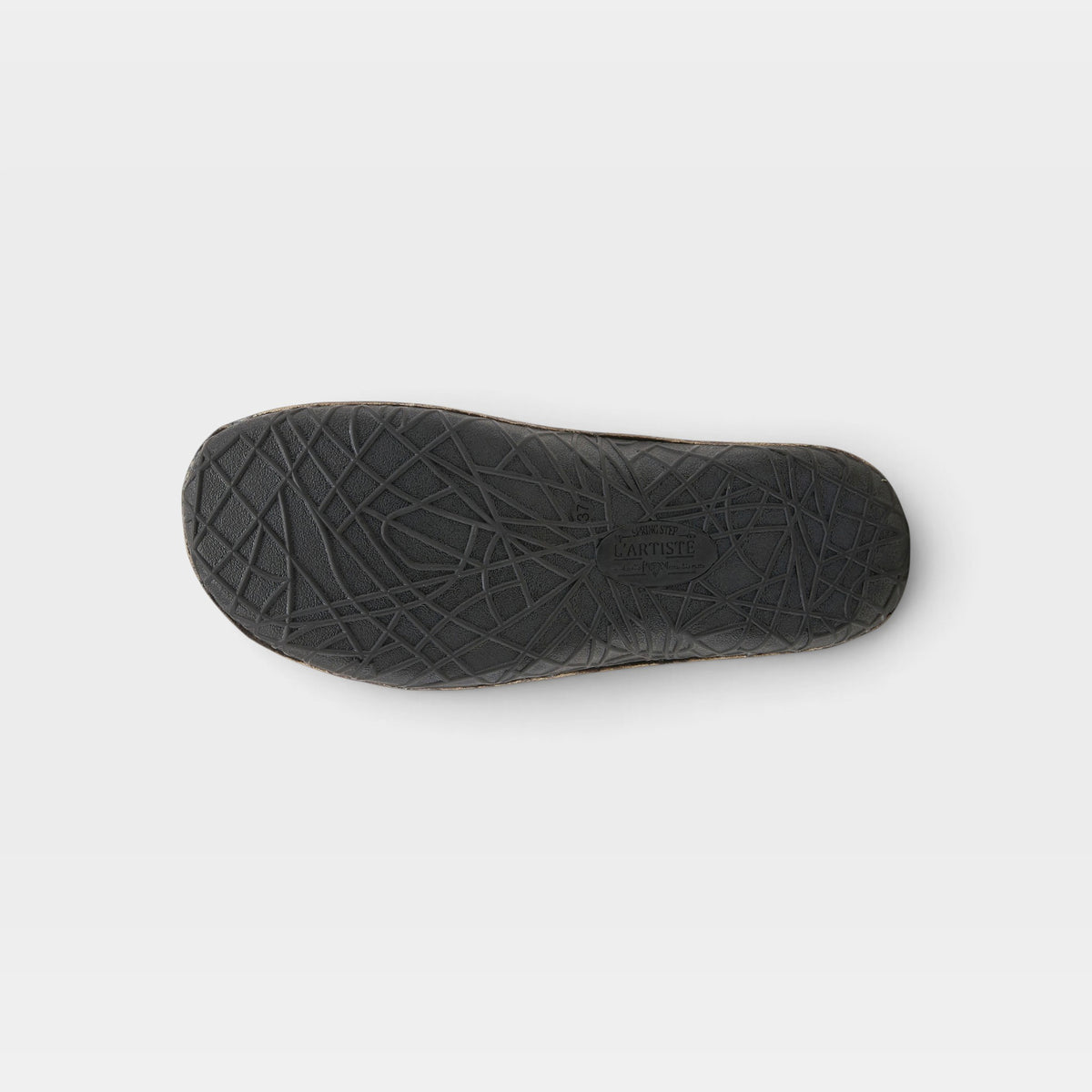 L'Artiste Kysandra-Fleur Mary Jane shoes in Black Multi, outsole view
