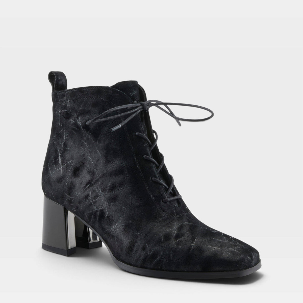 Azura – LaceMeUp – BLACK SUEDE – Boot