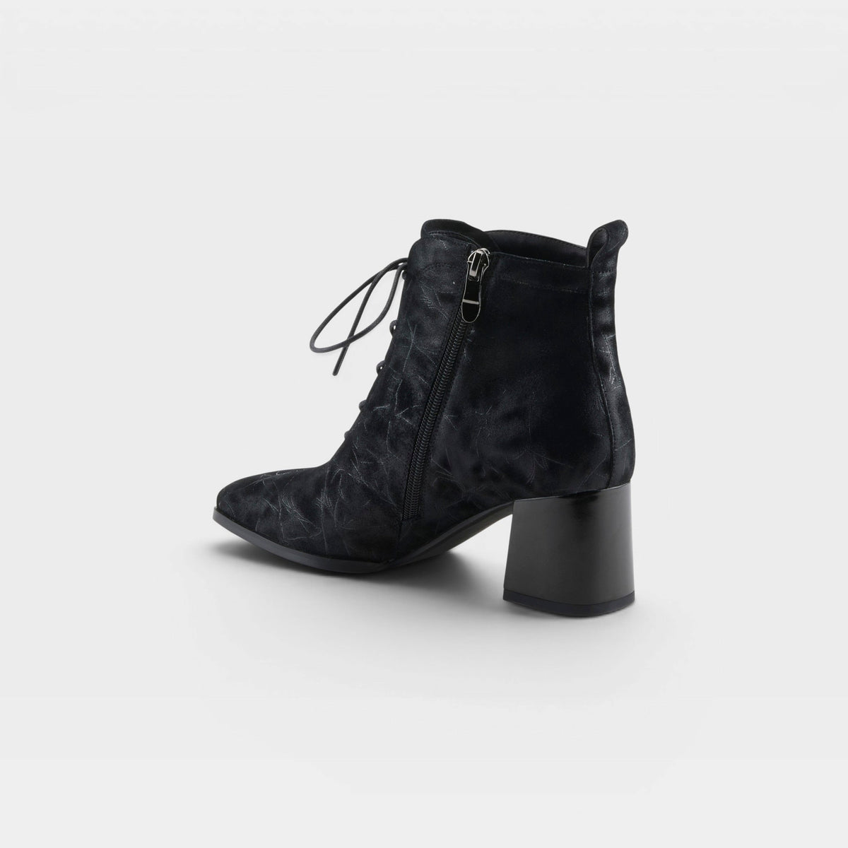 Azura – LaceMeUp – BLACK SUEDE – Boot