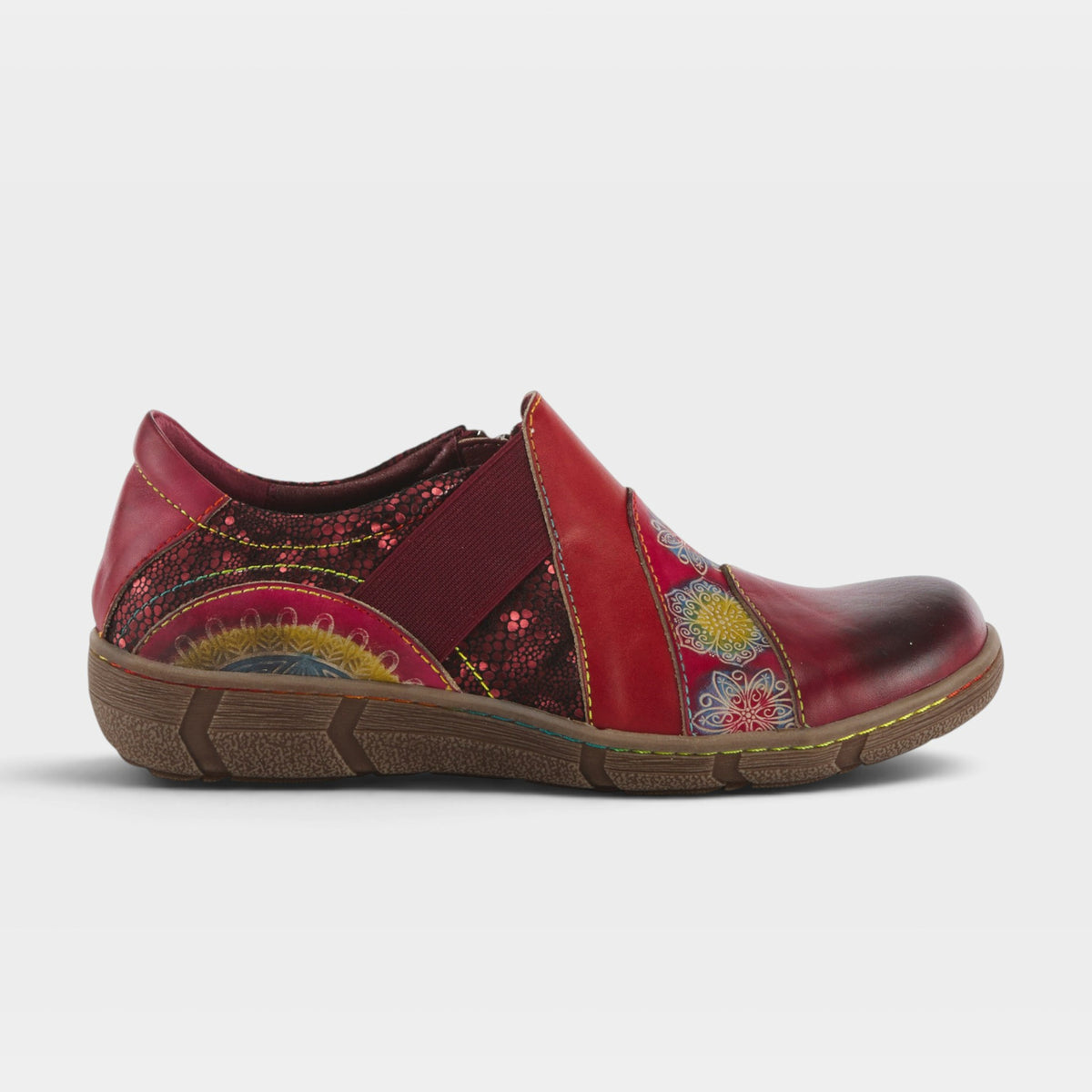 L'Artiste Lata slip-on shoe in Cabernet Multi, hero view