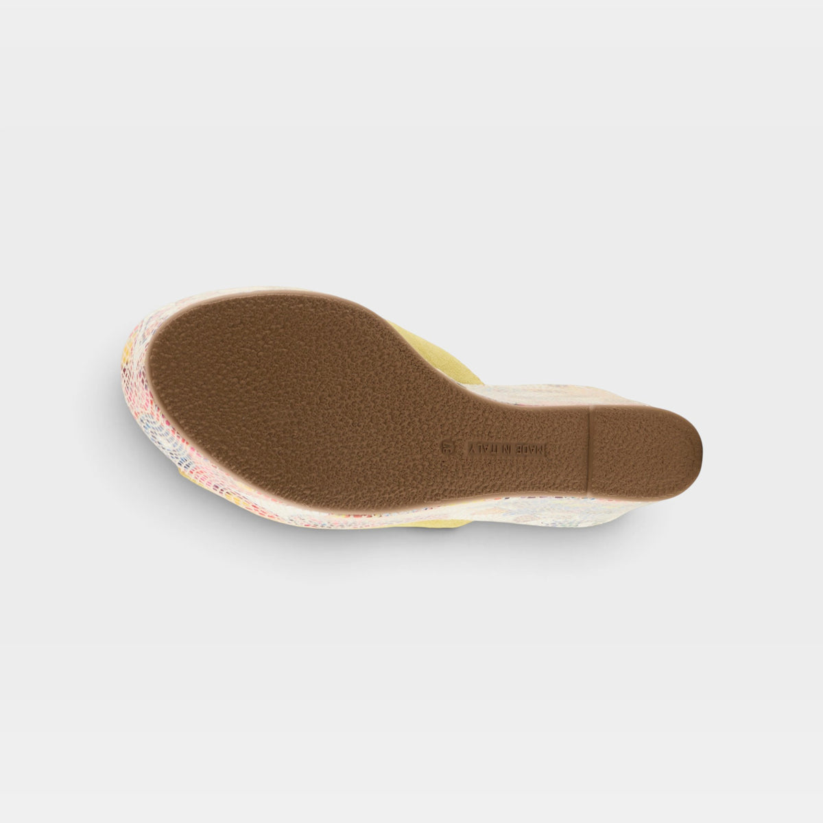 Spring Step Laylani Yellow Suede Slide Sandal