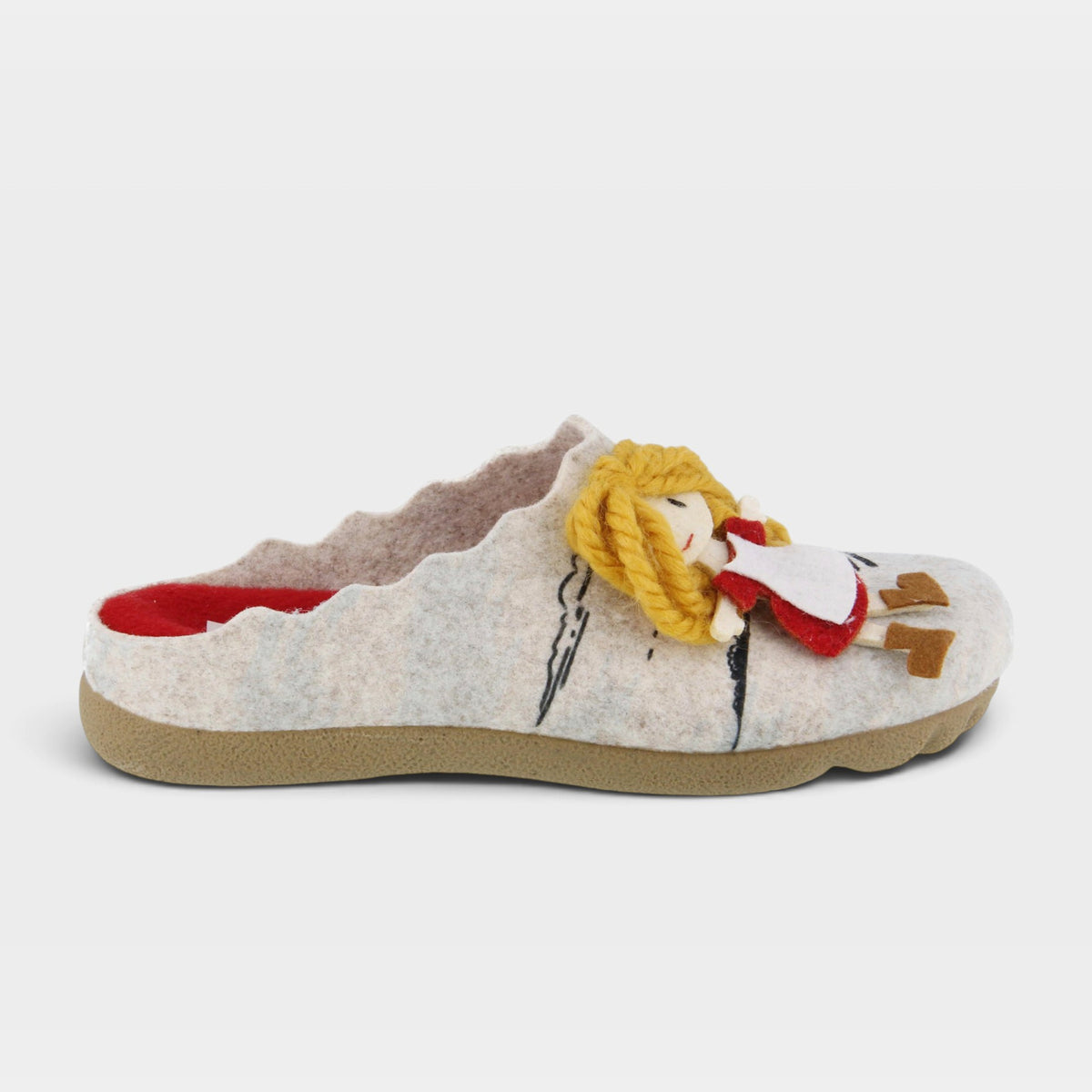 Flexus Lillamb Light Beige Slipper