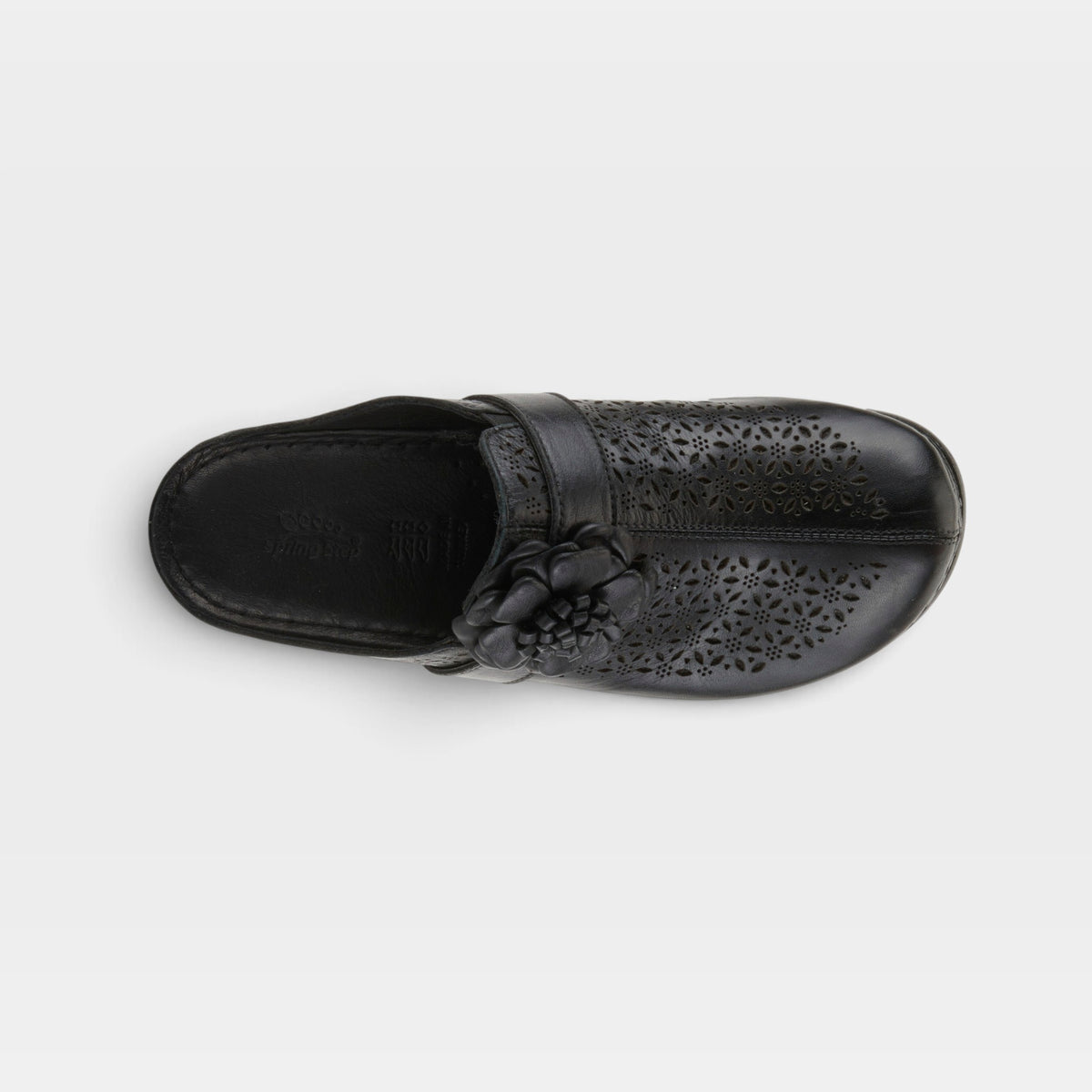 Spring Step Lilybean Black Clog