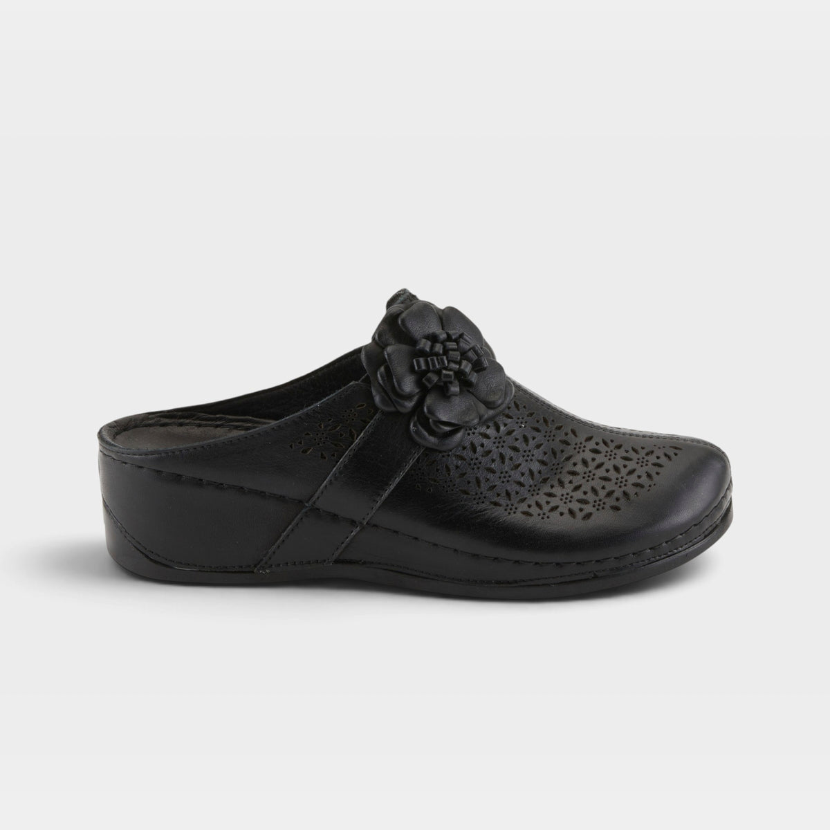 Spring Step Lilybean Black Clog