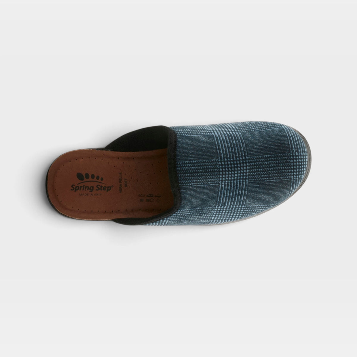 Spring Step Men Linizio Black Slipper