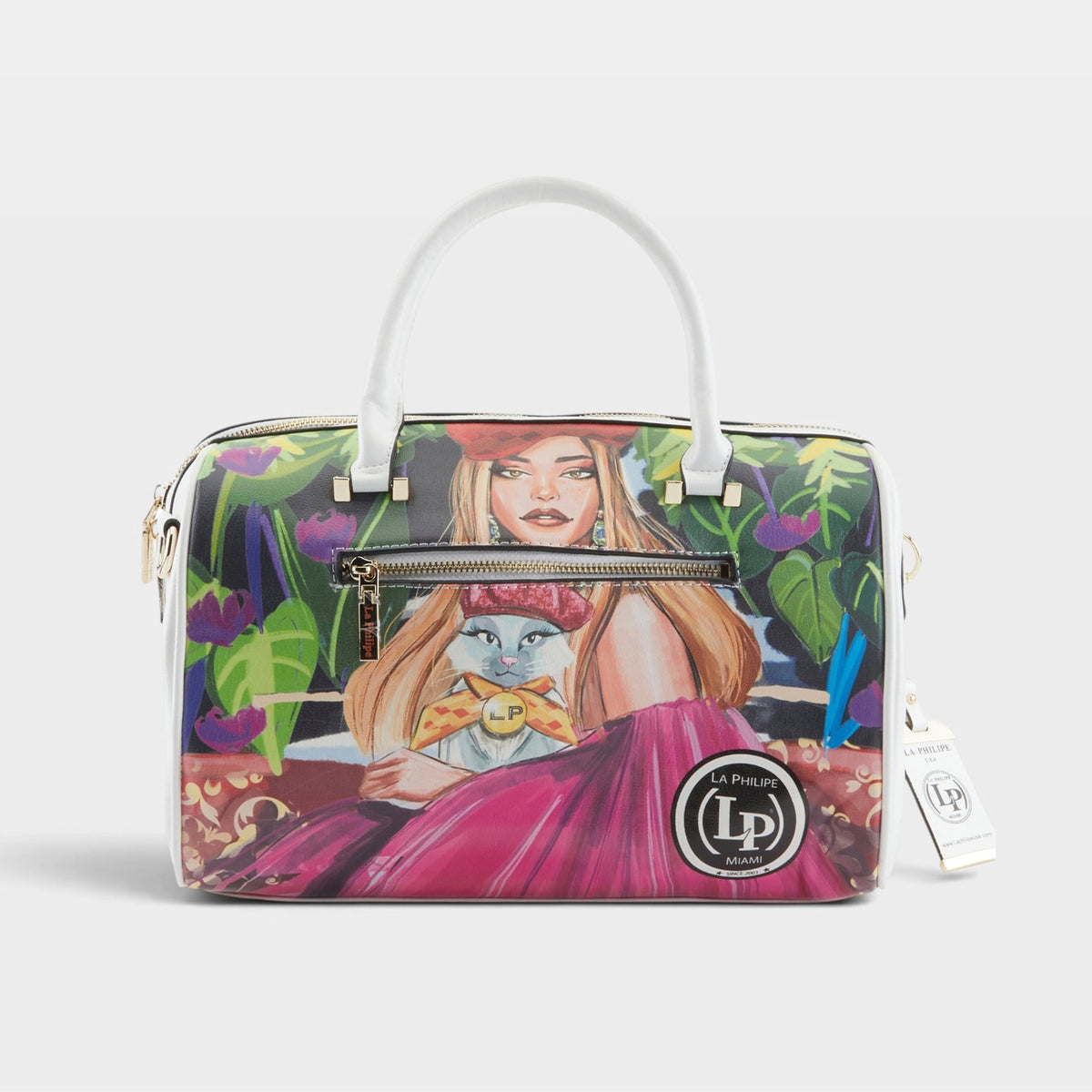 La Philipe – BLOOMING GARDEN – White – Handbag