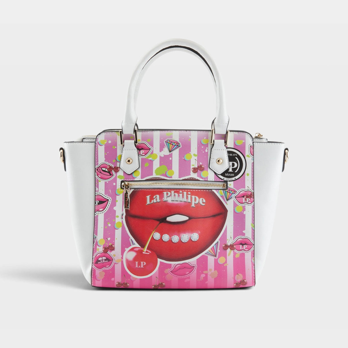 La Philipe – JUICY LIPS – White – Handbag