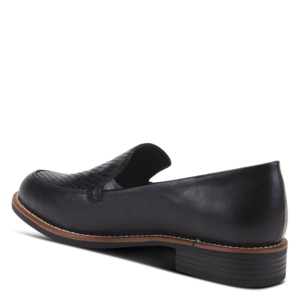 Patrizia PATRIZIA MADO LOAFER fashion shoe in black python with stylish fashion design