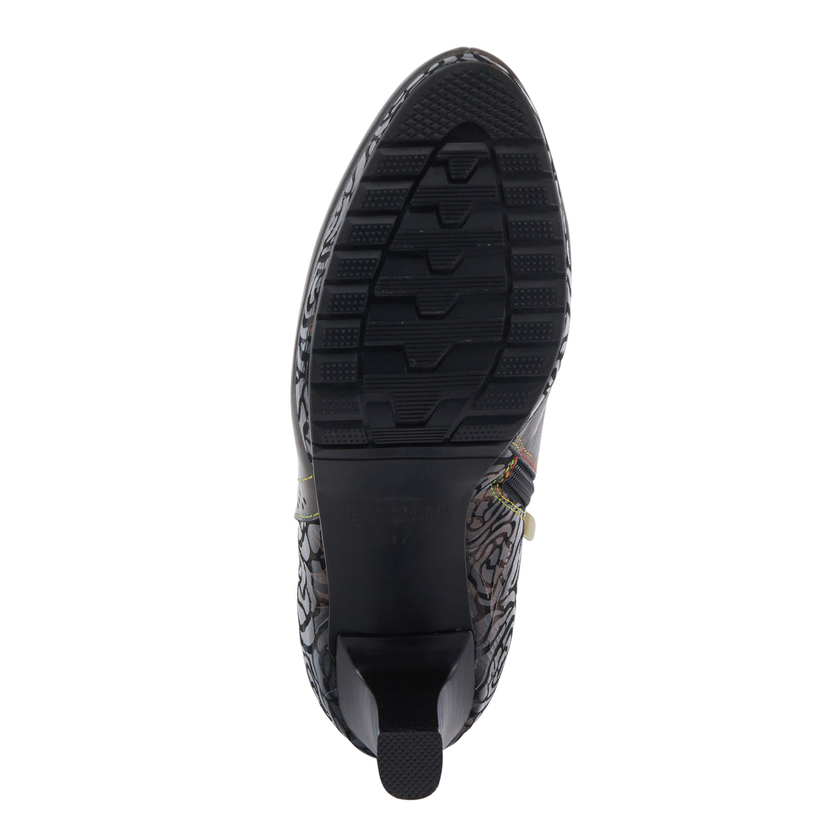 L'Artiste L'ARTISTE MARLEIGH BOOTS boot in pewter multi with handcrafted leather design