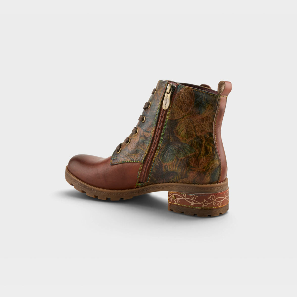 L'Artiste Martinela boots in Brown Multi, alternate angle view