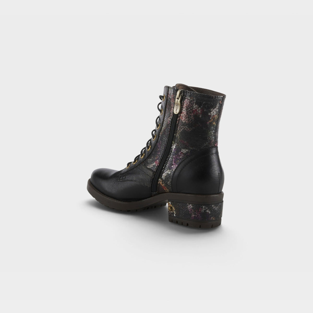 L'Artiste Marty-Met boots in Black Multi, alternate angle view