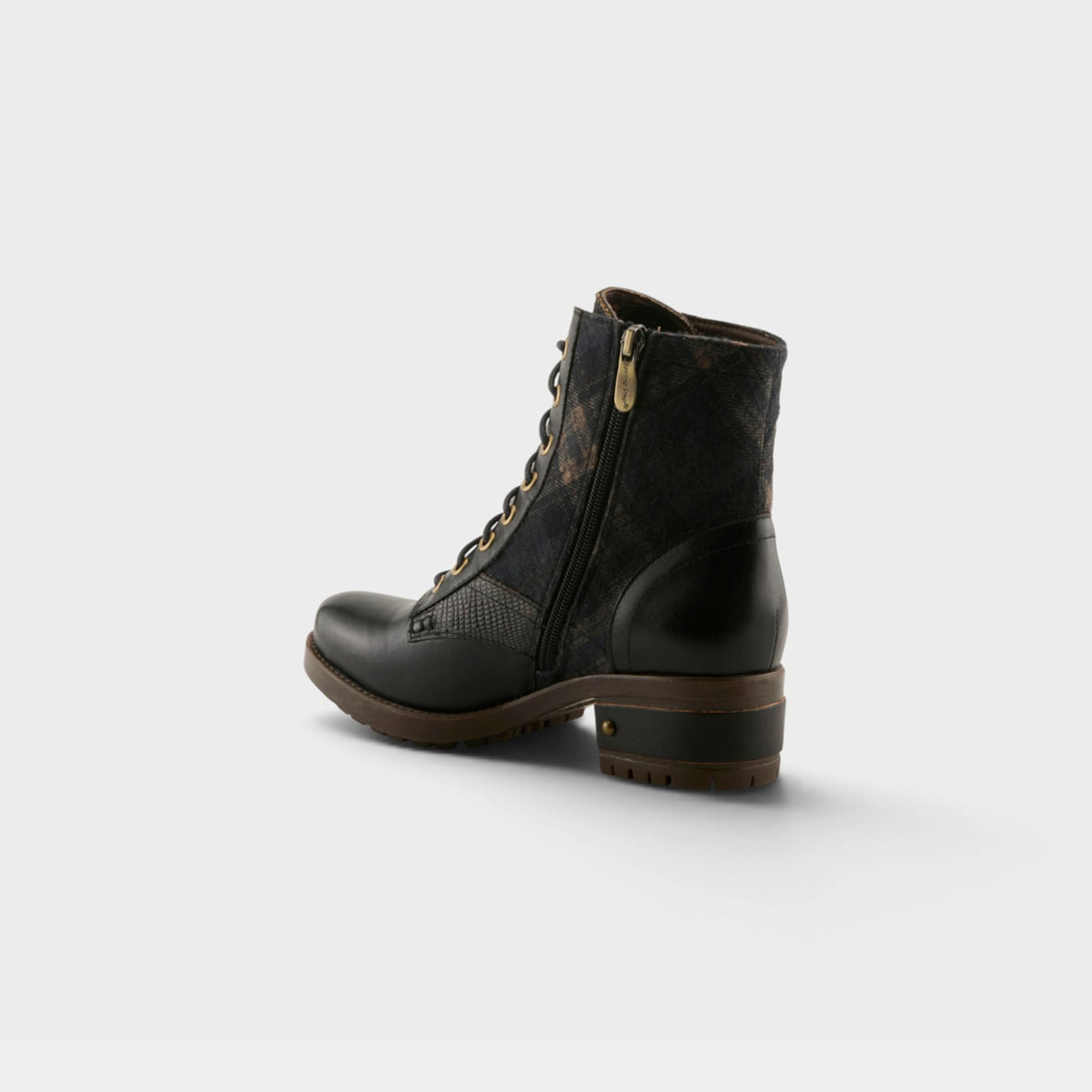 L'ARTISTE MARTY-PLAID BOOTS-12