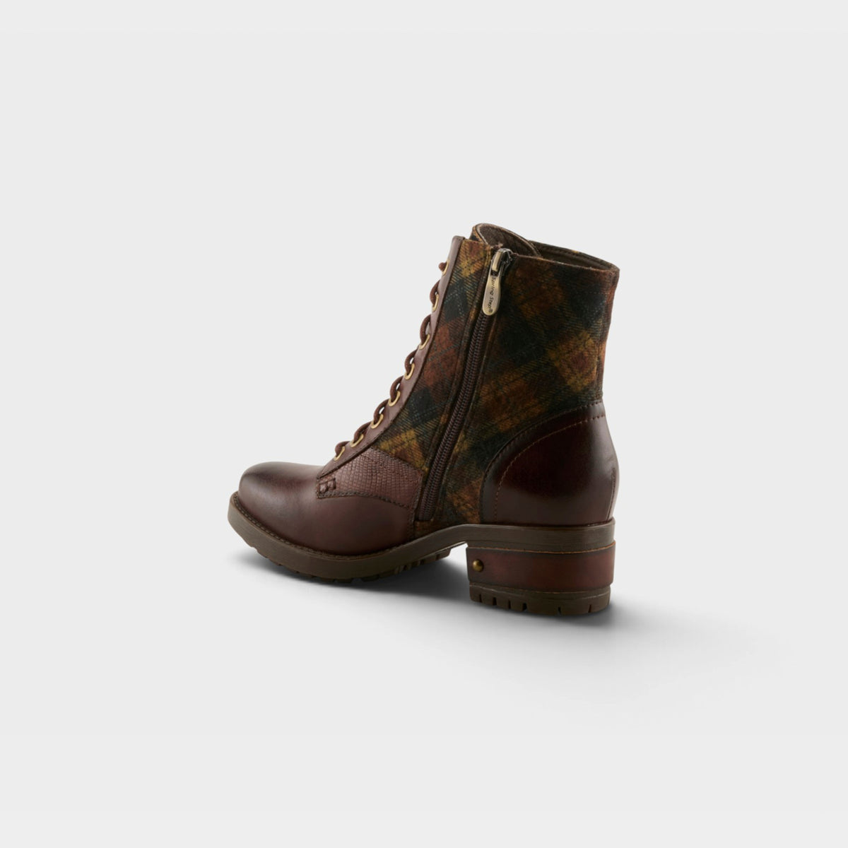 L'ARTISTE MARTY-PLAID BOOTS-16