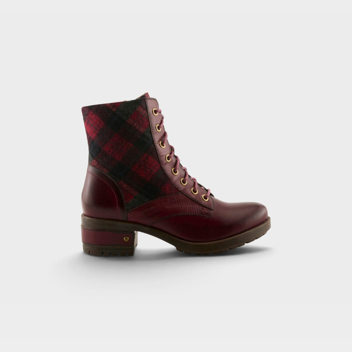 L'ARTISTE MARTY-PLAID BOOTS-17