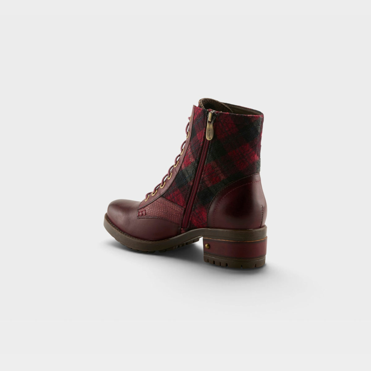 L'ARTISTE MARTY-PLAID BOOTS-20