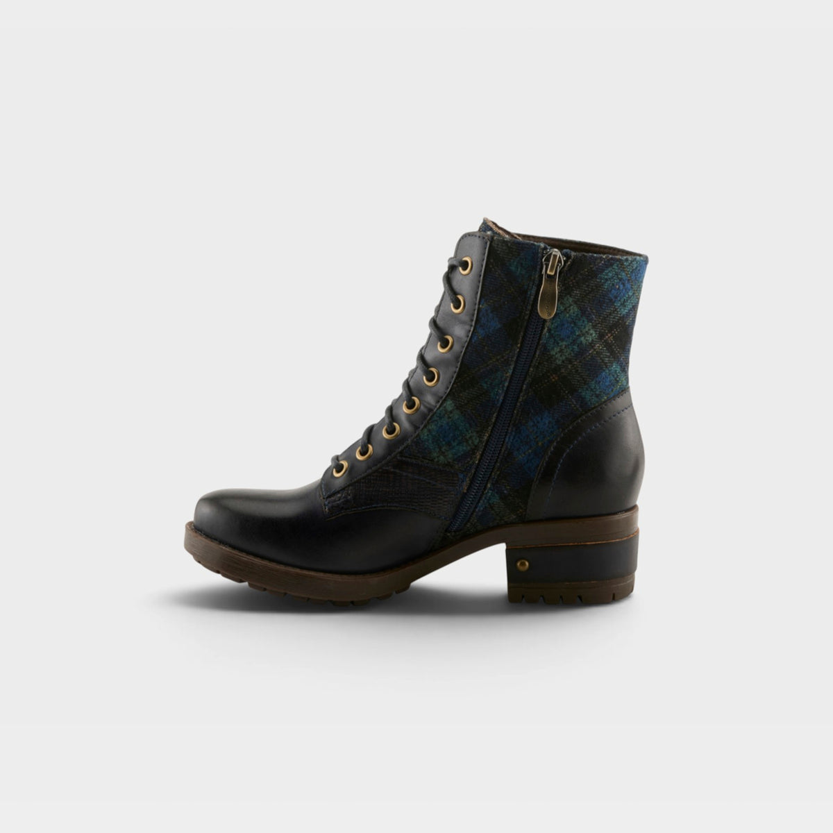 L'ARTISTE MARTY-PLAID BOOTS-8