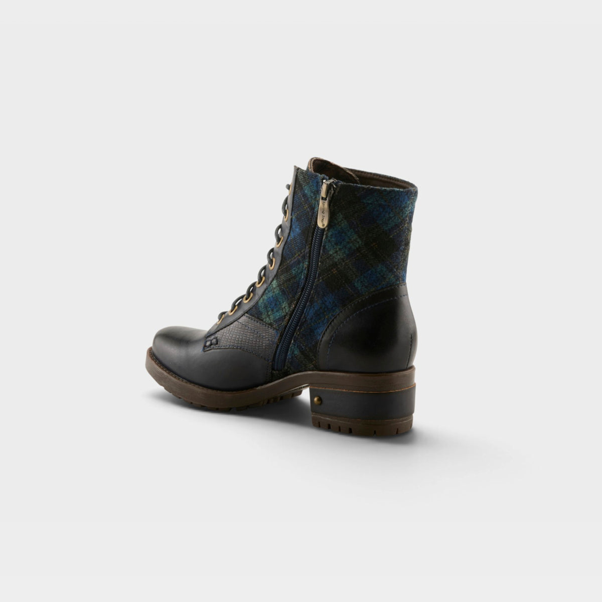 L'ARTISTE MARTY-PLAID BOOTS-24