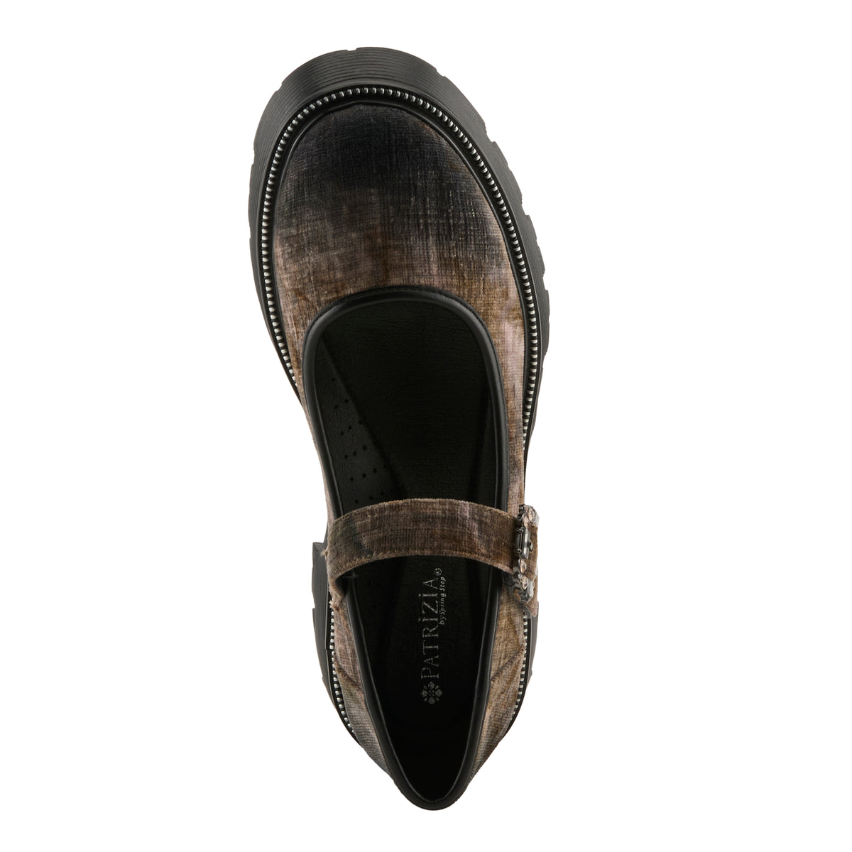 Patrizia PATRIZIA MARYJANA SHOES fashion shoe in dark brown multi with stylish fashion design