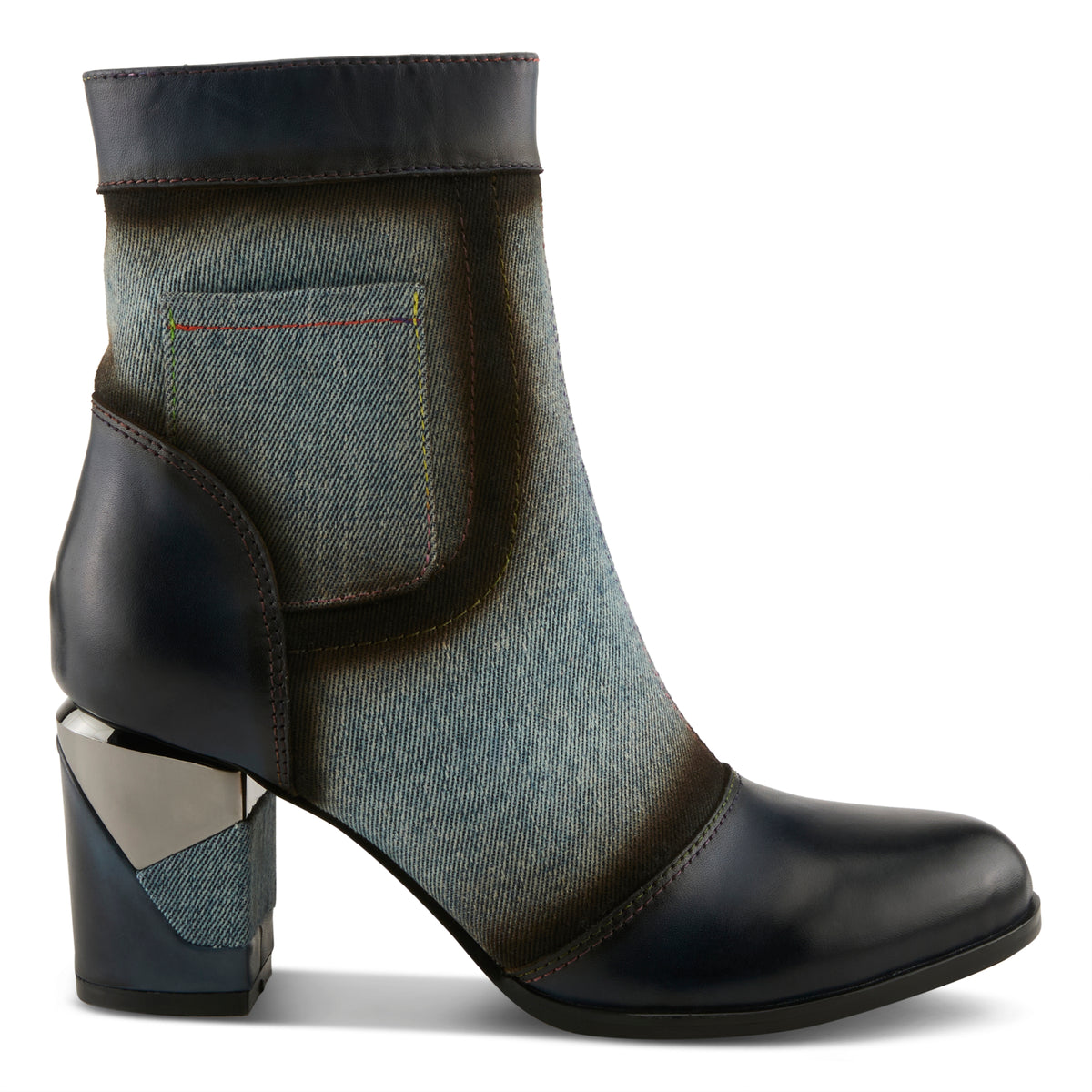 L'Artiste L'ARTISTE MILANI BOOTS boot in black with handcrafted leather design