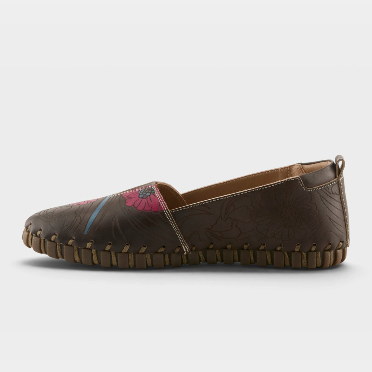 L'Artiste Modesty shoes in Grey Multi, side view