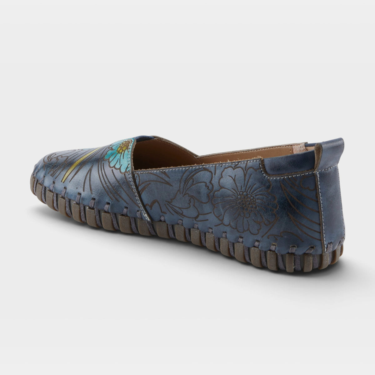 L'Artiste Modesty shoes in Navy Multi, alternate angle view