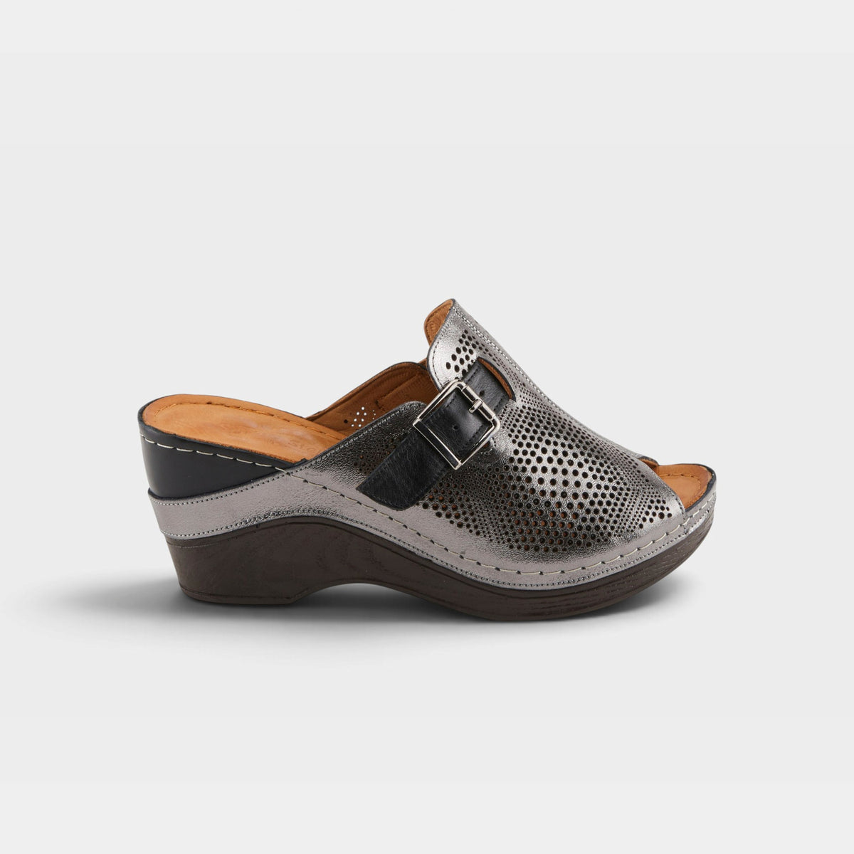 Spring Step – Momelle – Pewter Multi – Sandal