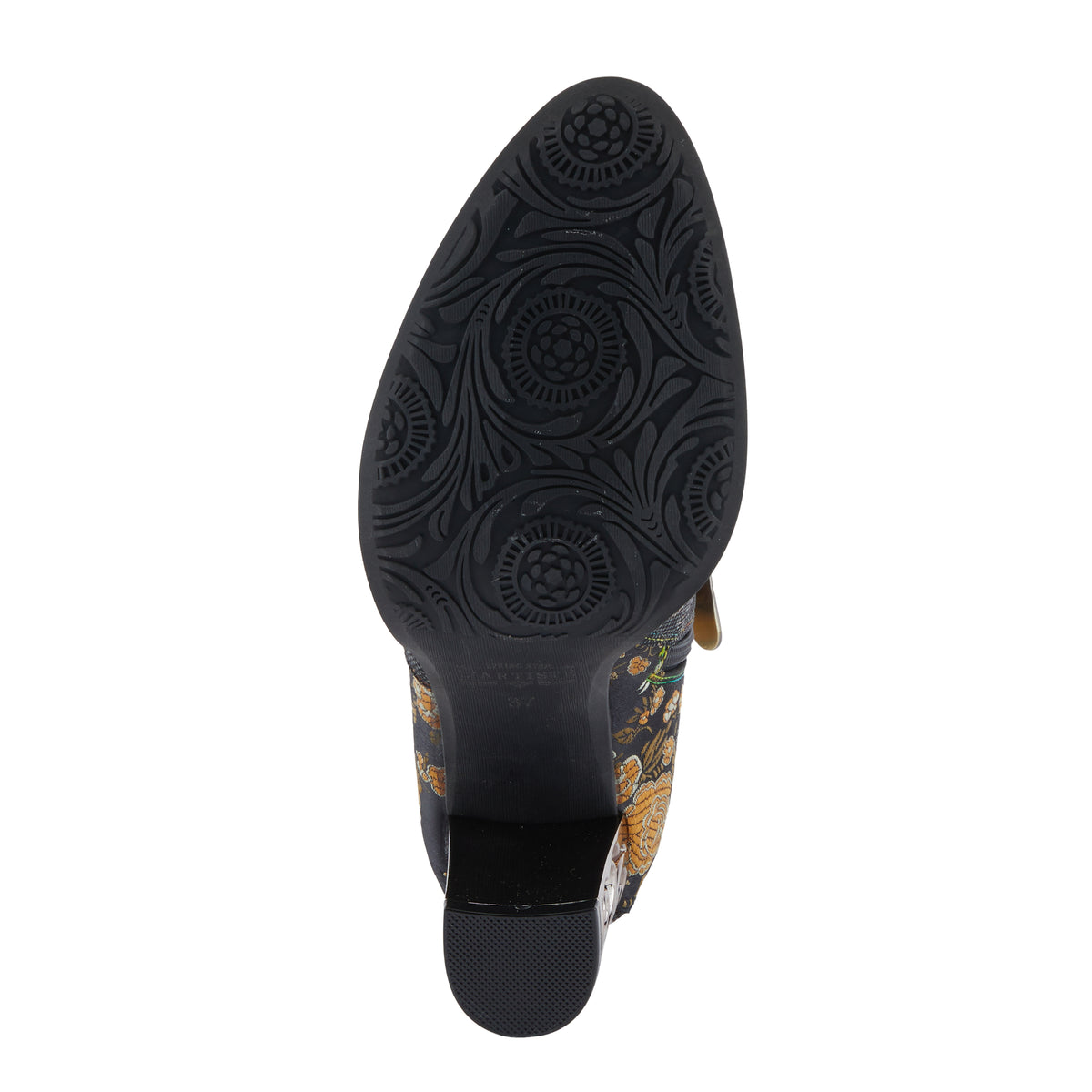 L'Artiste L'ARTISTE MONET BOOTS boot in black multi with handcrafted leather design
