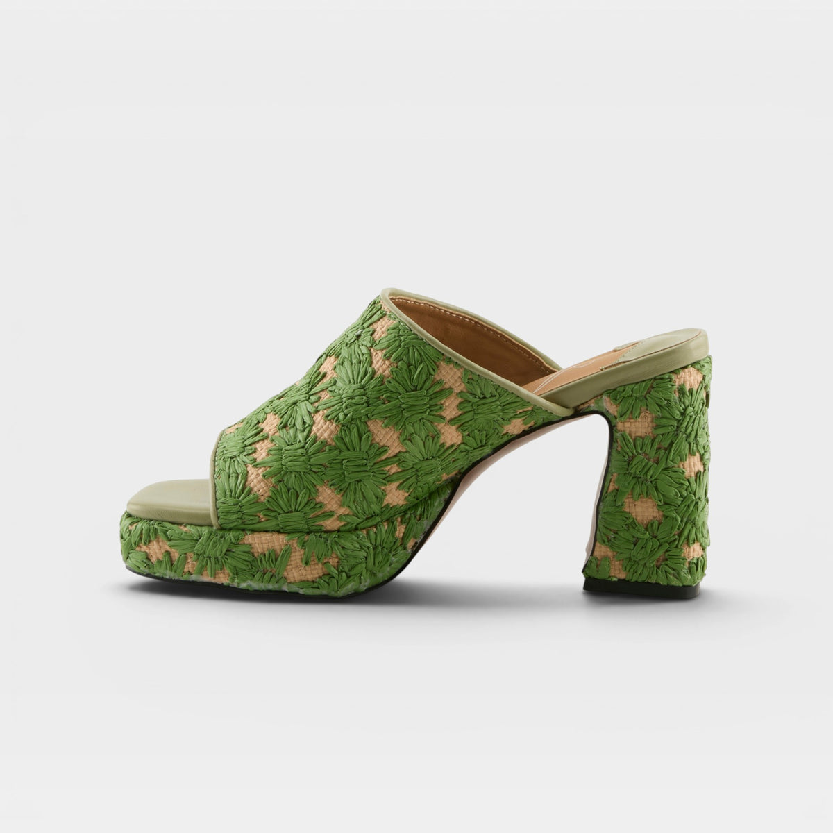Azura Mustbeluv Green Multi Sandal
