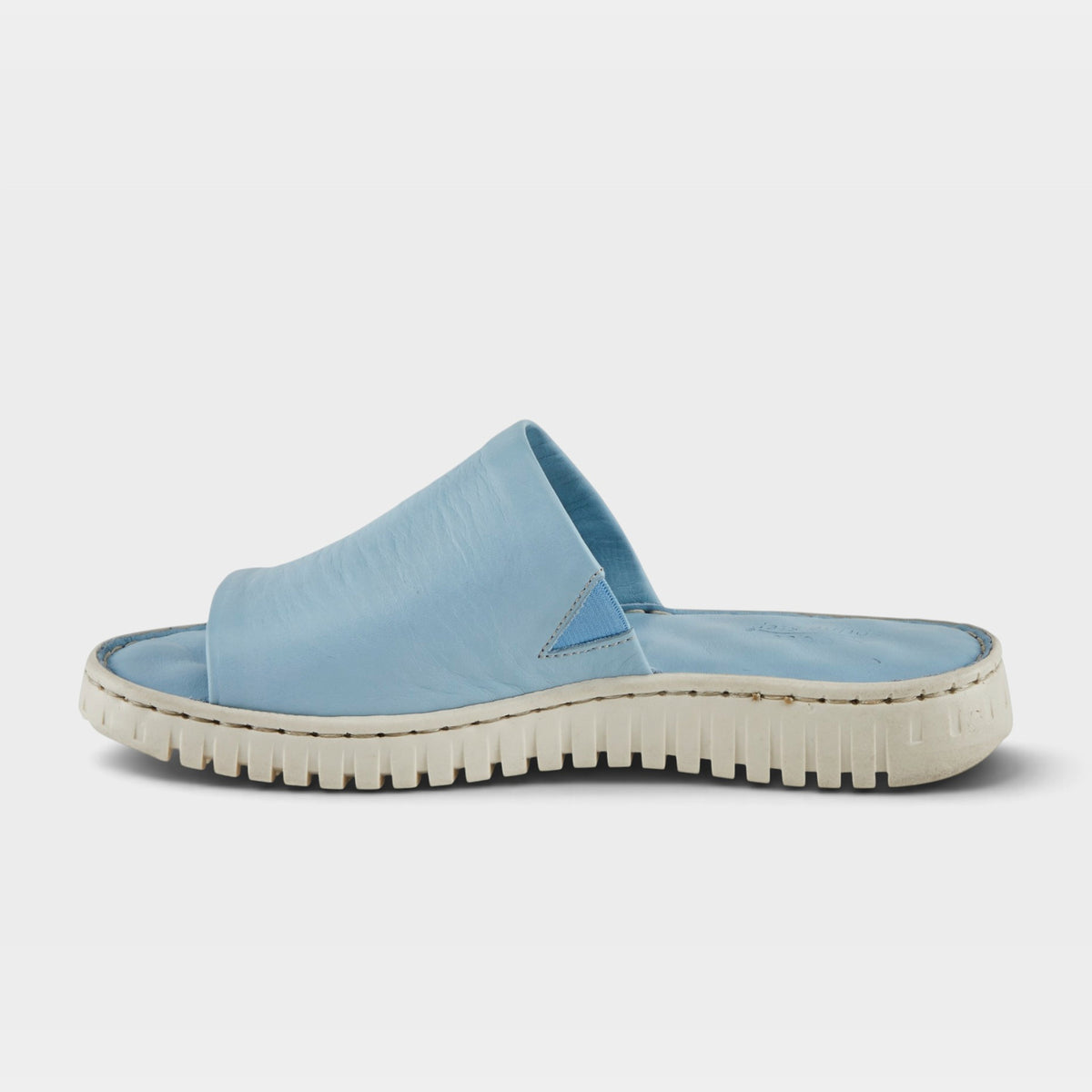 Spring Step Nappa Blue Slide Sandal