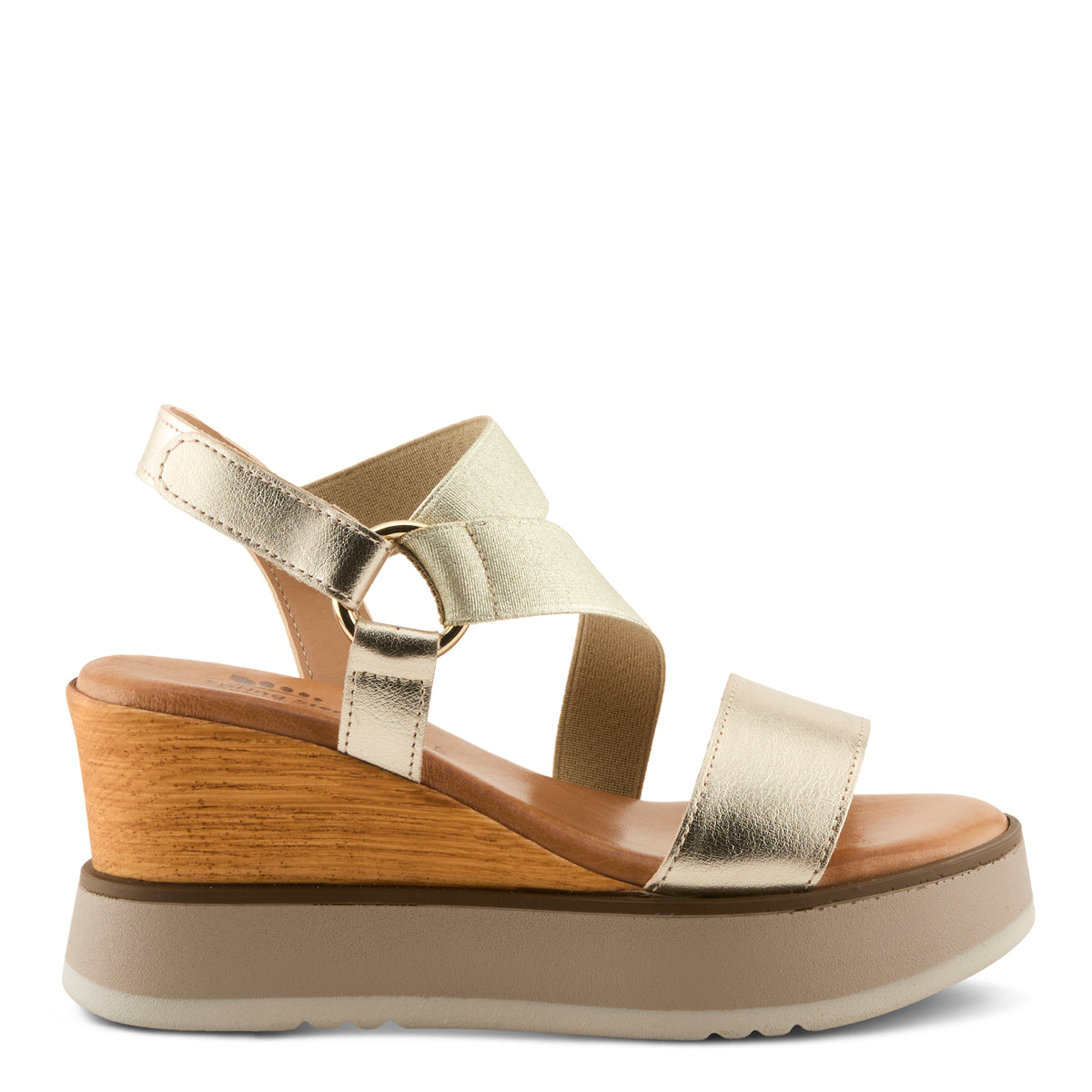 Spring Step SPRING STEP NATALY SANDALS sandal in silver with comfortable everyday design
