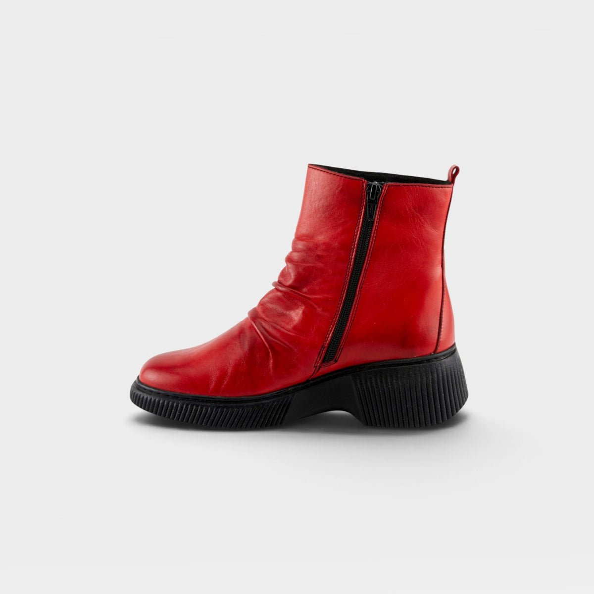 Spring Step Nayana Red Boot