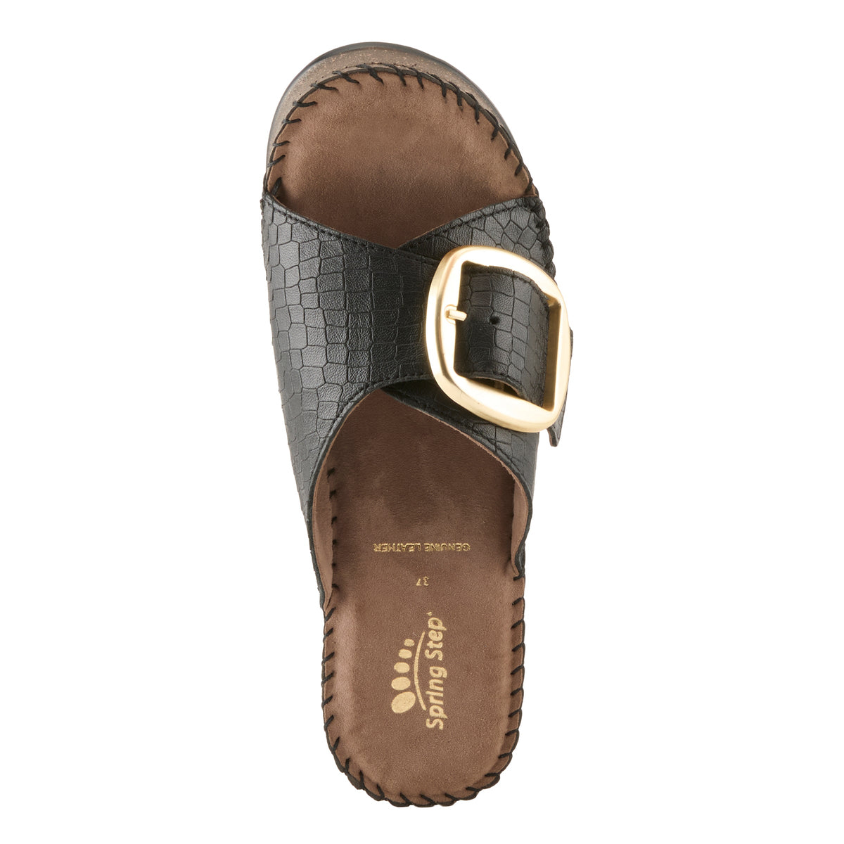 Spring Step SPRING STEP NIENNA SANDALS sandal in black with comfortable everyday design