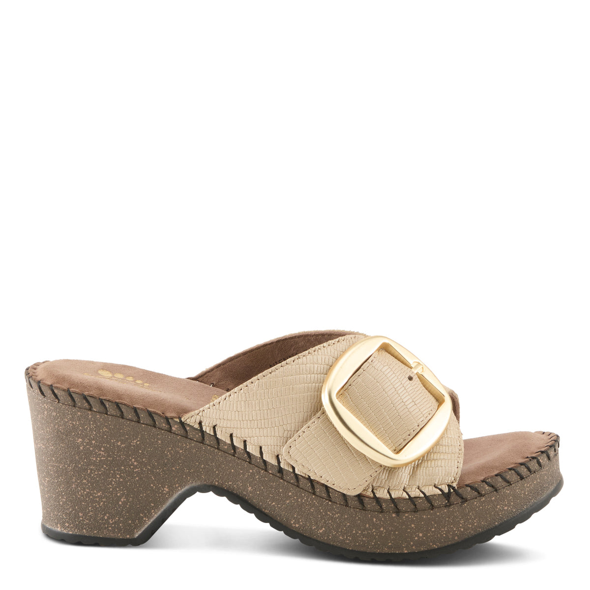 Spring Step SPRING STEP NIENNA SANDALS sandal in gold with comfortable everyday design