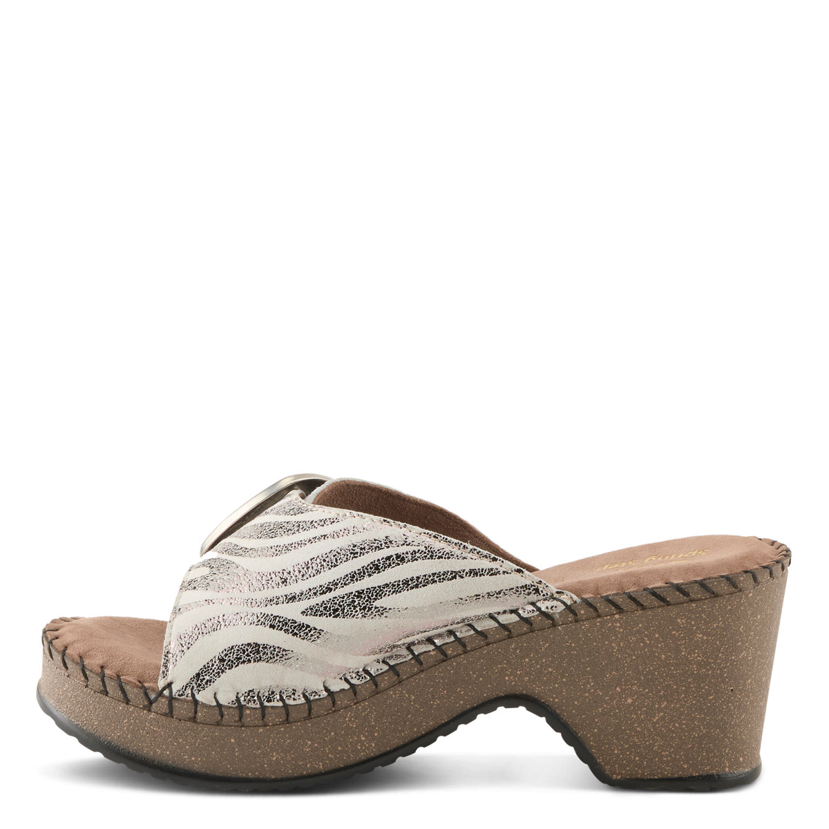 Spring Step SPRING STEP NIENNA SANDALS sandal in silver with comfortable everyday design
